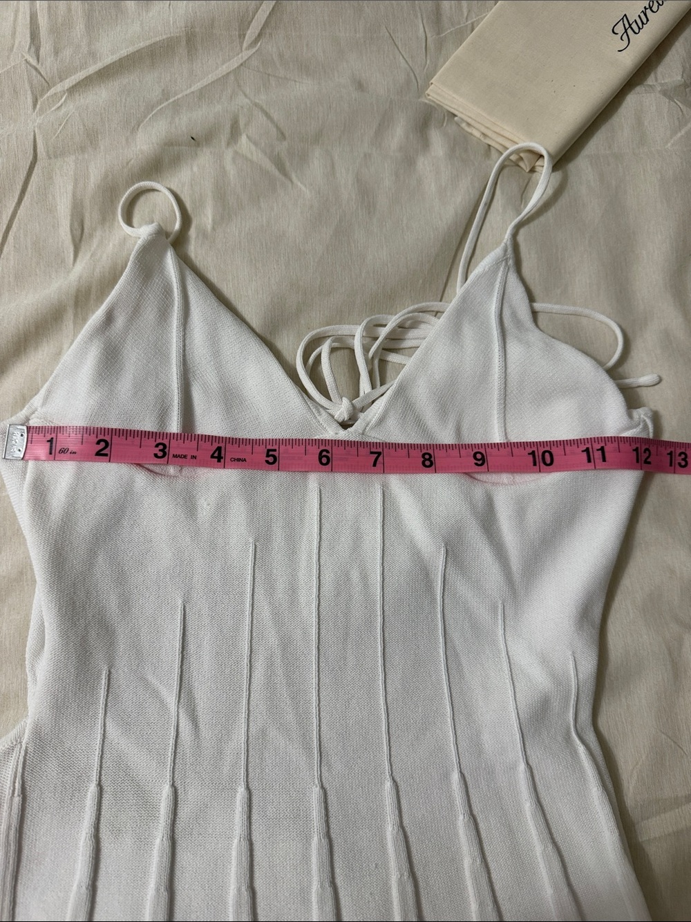 Meshki Kendra White Pleated Dress XS - Picture 6 of 6